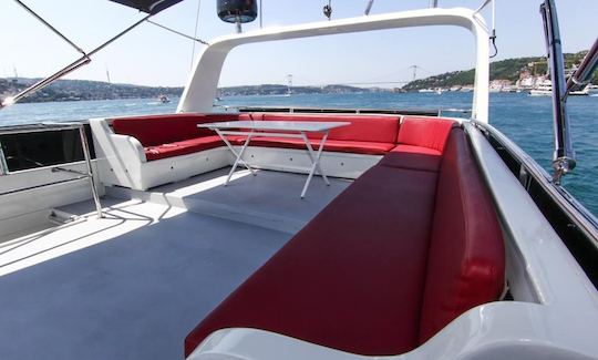 Amazing 53ft Power Mega Yacht Flybridge for Charter in Turkey! B30