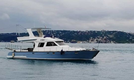 Charter the 47ft SY Motor Yacht in İstanbul, Turkey! B37