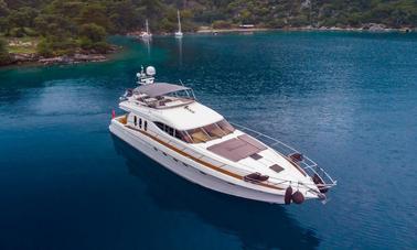 Alquiler de yate de lujo Princess 20M en Gocek, Turquía