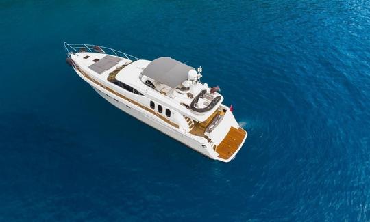 Princess 20M Luxury Yacht Rental in Gocek,Turkey