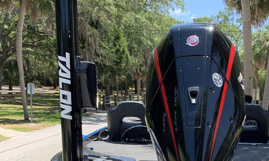 Nitro Z18 175HP Bass Boat in Lake Tarpon