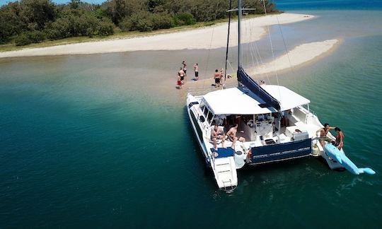 Boat Hire on Sailing Catamaran with pro skipper (max 30 guests) on Gold Coast