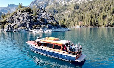 40' Chris Craft Venetian Water Taxi Rental In South Lake Tahoe - Up to 20 Guests