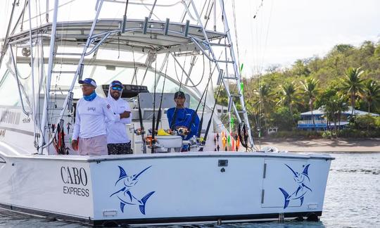 Fishing Charter in Playa Potrero, Costa Rica aboard 35ft Cabo Express Yacht