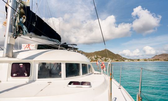 Lagoon 38 Whales Watching Private Charter in Saint-Martin