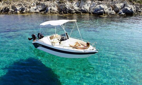 Poseidon Blue Water 170 Speedboat Rental in Kos, Greece