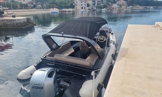 Aquamax b23 black RIB Rental in Sumartin, Split-Dalmatia County