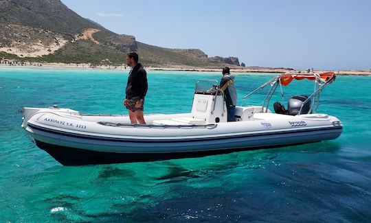 Achileus RIB Boat Rental in Kissamos Crete, Greece