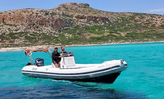 Achileus RIB Boat Rental in Kissamos Crete, Greece