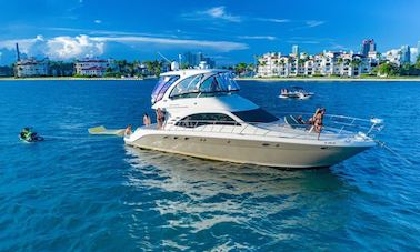 Location de méga-yacht Searay Power de 65 pieds à Miami, en Floride