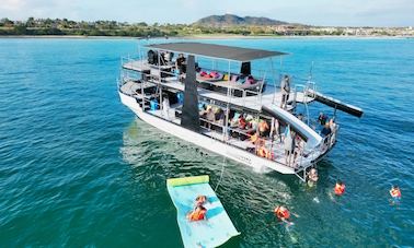 55' Custom Yacht with Waterslides [All Inclusive] in Puerto Vallarta Mexico