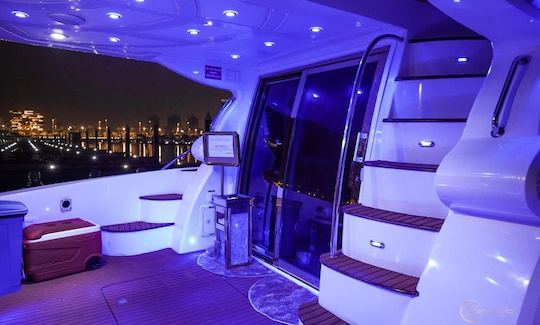 Most comfortable 50ft Majesty Power MegaYacht Rental in Dubai