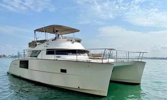 Luxury 47ft Motorized Catamaran for up to 25 people