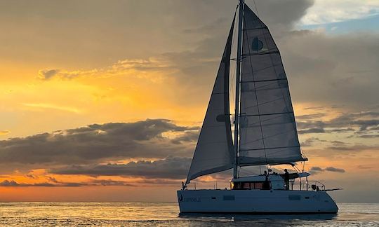 Catamarán de lujo de 40' en Cozumel