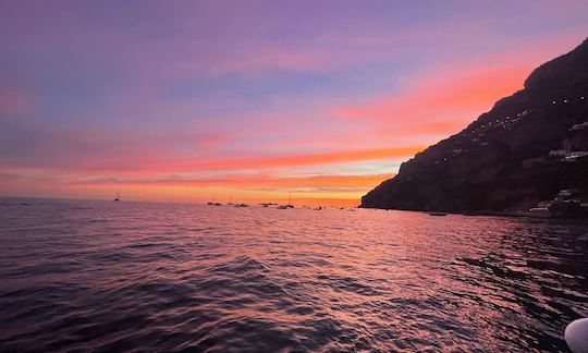 Perfect Proposal on a Motor Yacht Charter in Positano, Campania!