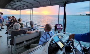 Location d'un ponton Maurell Party COI de 40 pieds avec capitaine et équipage à Saint-Pétersbourg en Floride