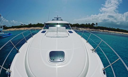 Awesome and Spacious Sea Ray 55’ 2009 Motor Yacht Rental in Fajardo, Puerto Rico