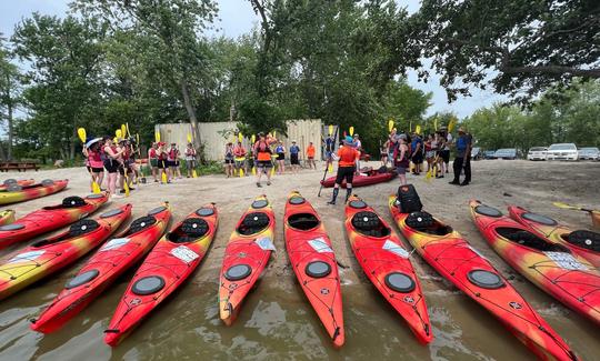 Alquiler diario de kayak tándem