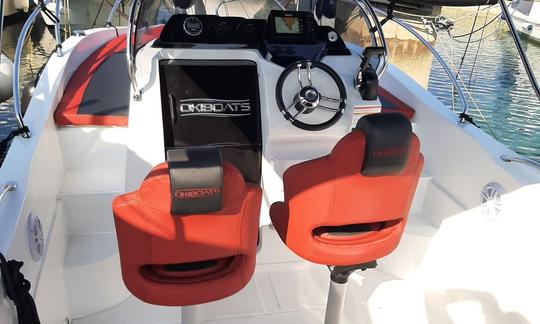 SOLARIUM OKIBOAT BARRACUDA 595 AVEC YAMAHA F150 ANNÉE 2023