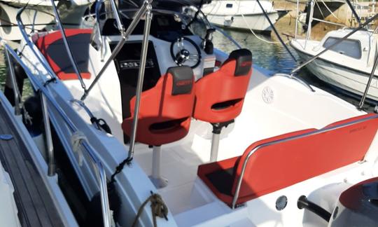 SOLARIUM OKIBOAT BARRACUDA 595 AVEC YAMAHA F150 ANNÉE 2023