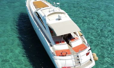 Iate a motor V65' Open Princess /Cannes, Golfe Juan, St Tropez, Mônaco, Antibes