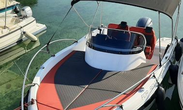 OKIBOAT BARRACUDA 595 SUNDECK WITH YAMAHA F150-YEAR 2023