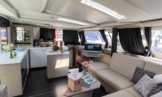 47’ Saona Fountaine Pajot All-Inclusive Luxury Catamaran in Puerto Vallarta