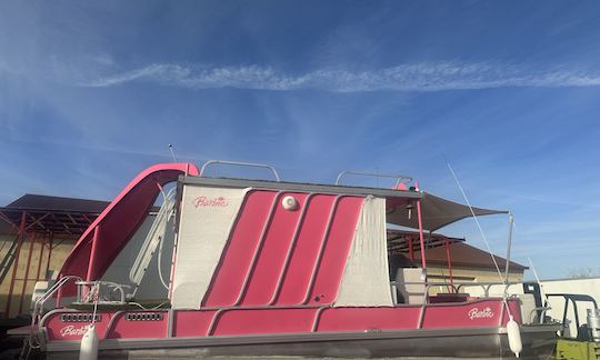 Barbie Party Boat Pontoon on Lake Pleasant! Perfect for groups of 8 people