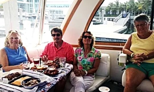 Cruise the Delta with Captain Ray! 42ft Sabre Yacht for River Tours.