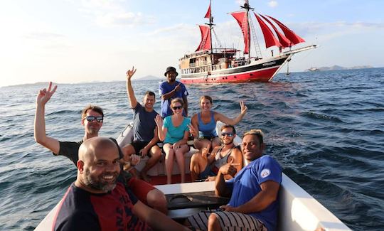 Indonesian Phinisi Charter in Komodo, Indonesia