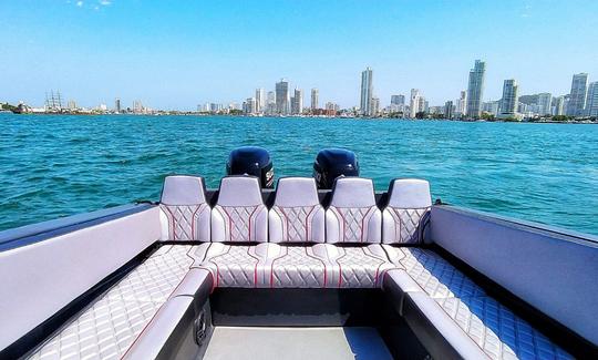 Location de bateaux à moteur de luxe de 42 pieds à Carthagène, Bolivar