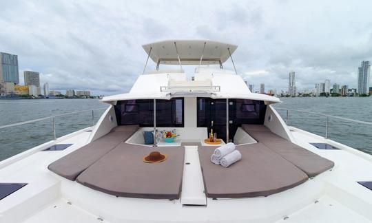 Offre de la semaine ! Catamaran Leopard de 51 pieds à louer à Carthagène, Colombie.