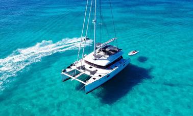 ALL INCLUSIVE luxury day and overnight charter on the sailing catamaran Amura