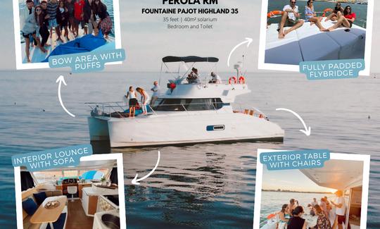 Experiência maravilhosa de catamarã Fountaine Pajot Highland 35