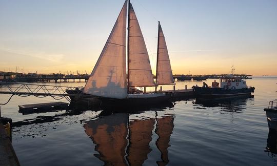 42ft Ferrocement Sailboat "Alison" for Rental with crew in Tallinn, Estonia