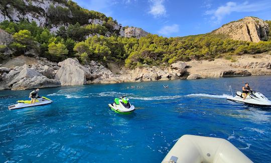 Visita guiada en moto acuática a CALA AUBARCA - Duración 1h 30 min