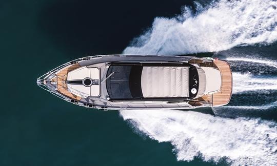 Cranchi 44 Motor Yacht Rental in Beaulieu-sur-Mer, Provence-Alpes-Côte d'Azur