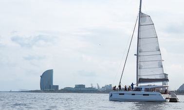 Nautitech 40 Catamaran in Barcelona up to 30 people