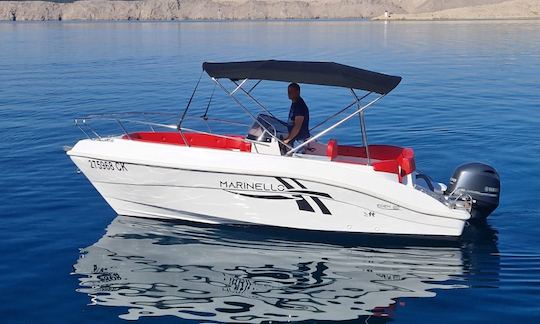 Marinello 20 com motor externo Yamaha 130 HPEFI em Crikvenica