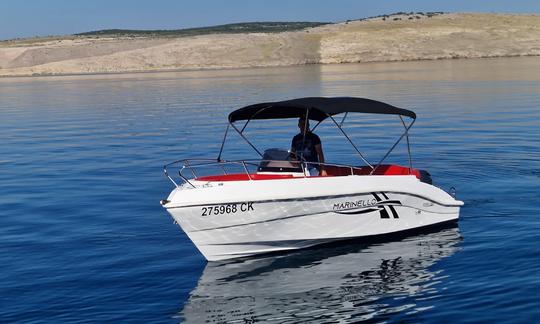 Marinello 20 com motor externo Yamaha 130 HPEFI em Crikvenica