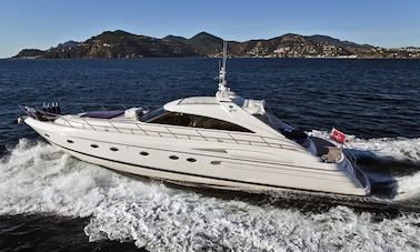 Alquiler del megayate Princess V65 Power en Golfe-Juan, Provenza-Alpes-Costa Azul.