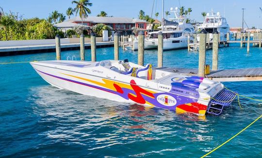 Luxurious Cigarette Cafe Racer for rent in Nassau Bahamas