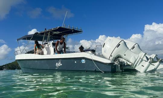 Mer profonde et pêche à la traîne sur l'île d'Eden, Seychelles