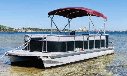 Barco flutuante divertido Avalon de 24 pés em Fort Walton Beach