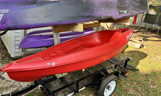 Kayak with life jackets for rent in Ocala