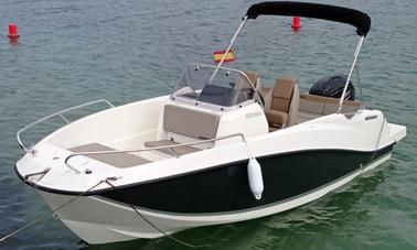 Rent this Speedboat Q590 'Astreo' 115hp for 6 people in Palma, Spain