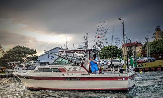 Charte de pêche pour 6 personnes à Kenosha, Wisconsin avec le capitaine Chris