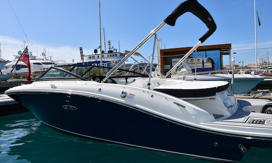 Rent a Sea Ray 190 Sport 2024 and Explore the bay of Cannes in style!