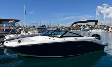 Alugue um Sea Ray 190 Sport 2024 e explore a baía de Cannes com estilo!