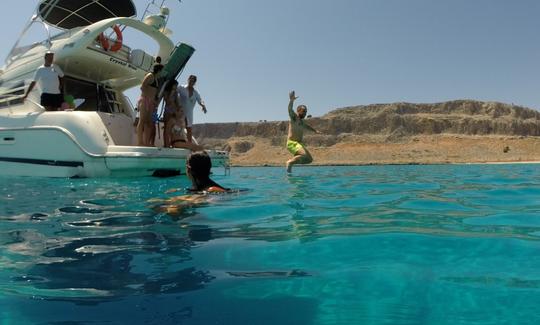 Cranchi 40 Atlantique Luxury Yacht with Captain and Crew in Mykonos 